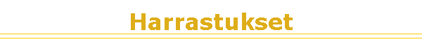 Harrastukset